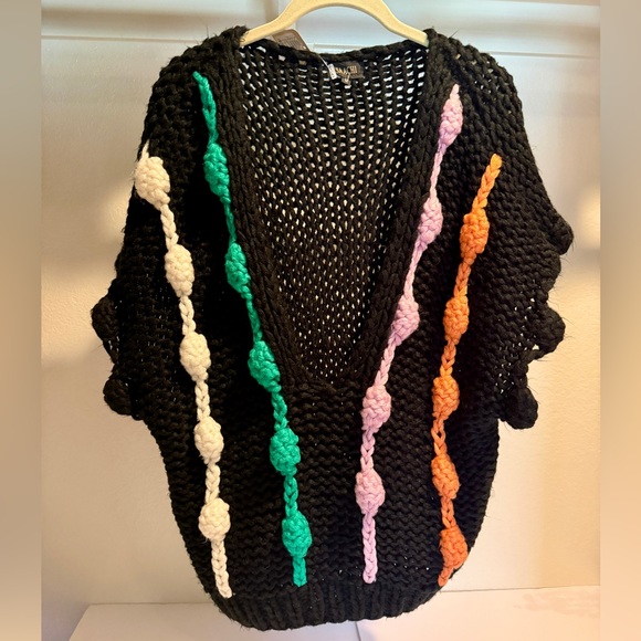 SAACHI Anthropologie Chunky Knit
Knitted colorful Bauble Sweater Vest Medium - Picture 2 of 11